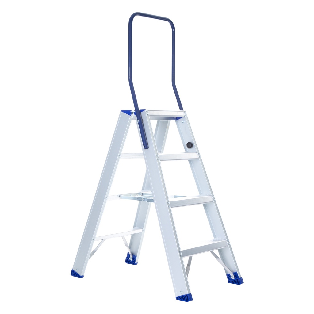[ADT4] Aluminum double ladder 4 steps | Falco Sollevatori